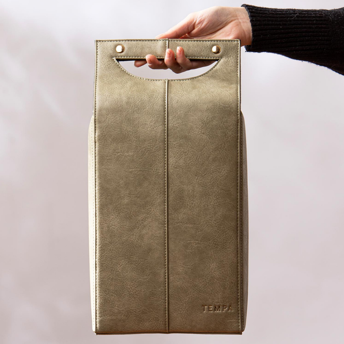 Ladelle Harley Sage Double Wine Bag