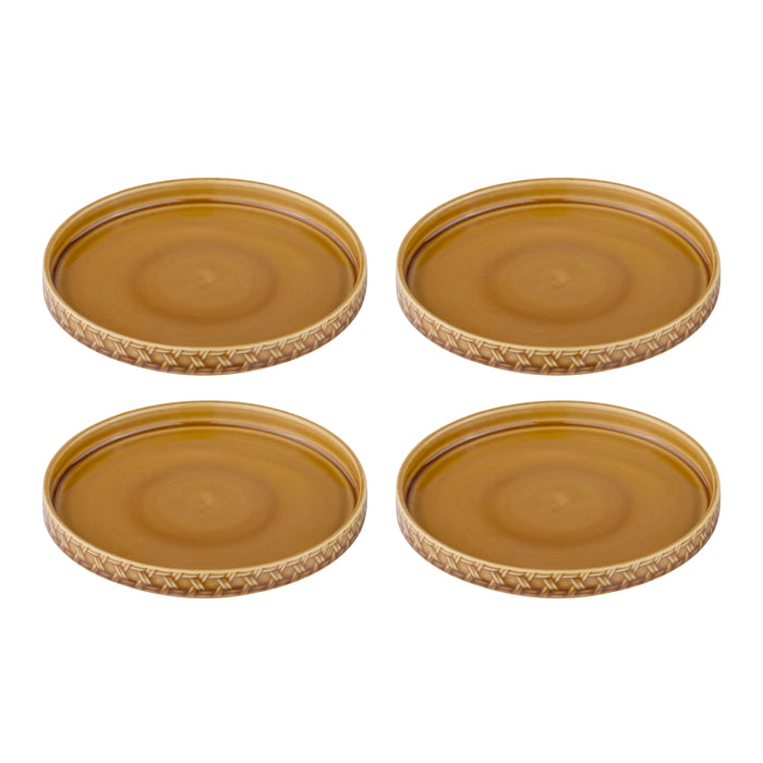ladelle Heath Caramel Tapas 4pk Plate