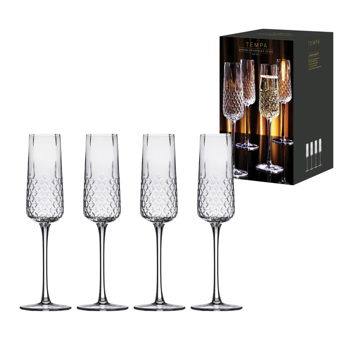 Ladelle Jasper 4pk Champagne Glass