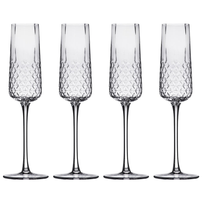 ladelle Jasper 4pk Champagne Glass