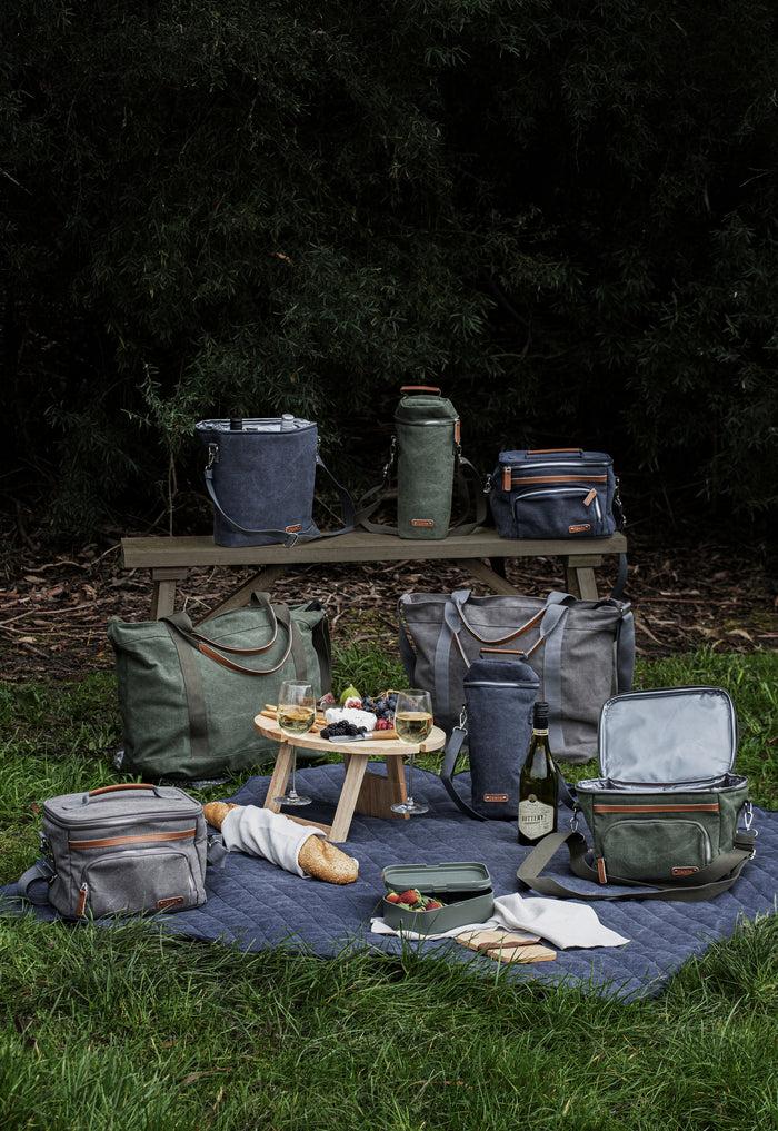 Ladelle Kayce Olive Green Picnic Blanket