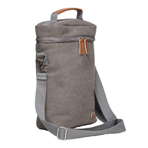 ladelle Kayce Slate Grey Insulated Double Wine Bag