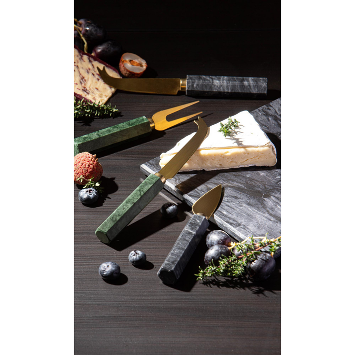 Ladelle Kira Green 4pc Cheese Set