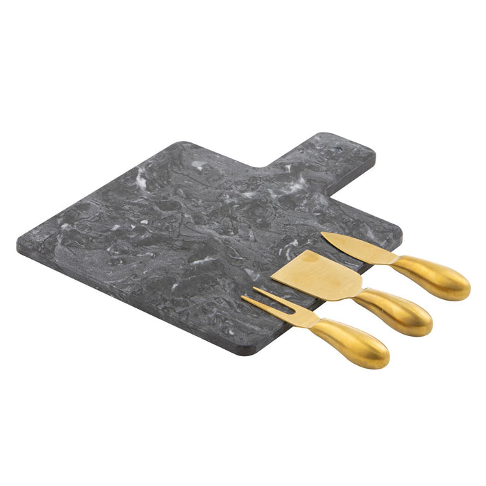 ladelle Kira Grey 4pc Cheese Set