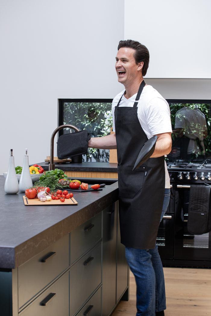 Ladelle Lennox Black 2pk Pot Holder