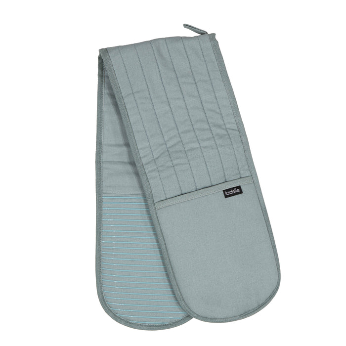 ladelle Lennox Ice Blue Double Oven Mitt