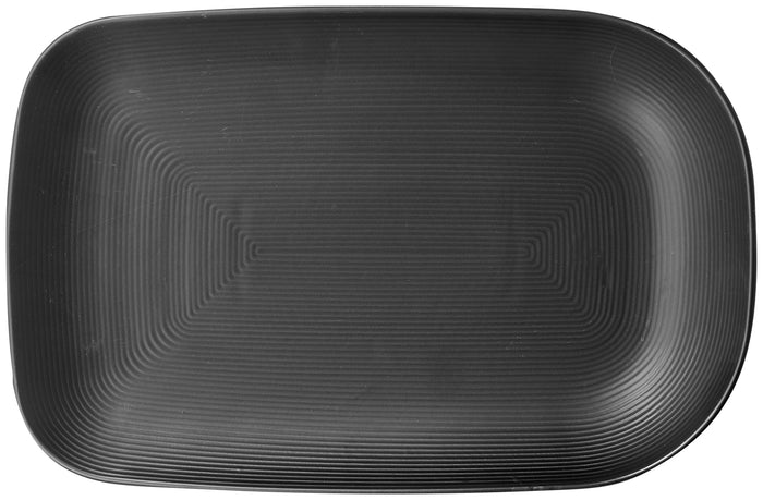 ladelle Linear Texture Black Platter