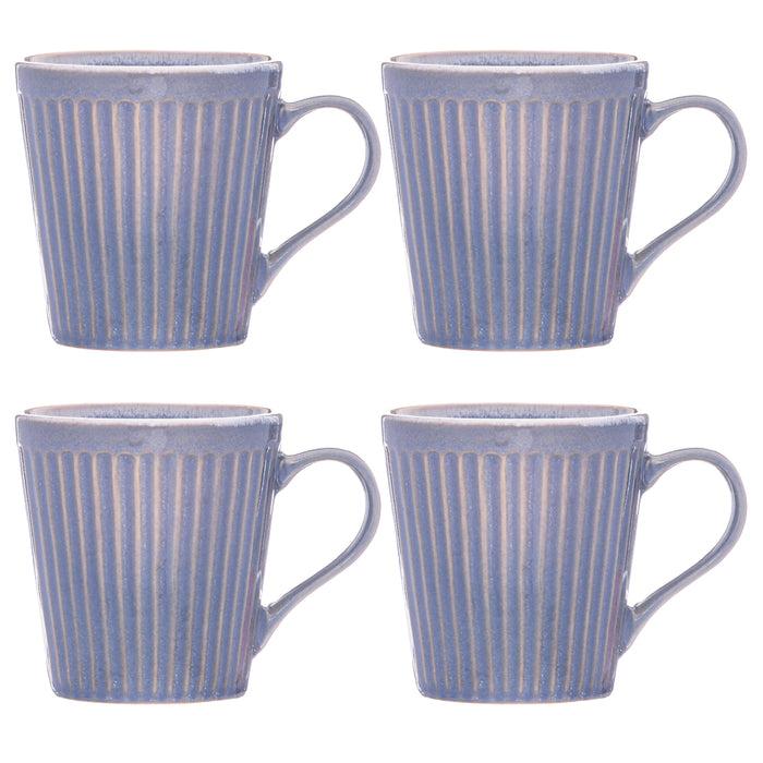 Ladelle Marguerite Powder Blue 4pce Mug Set