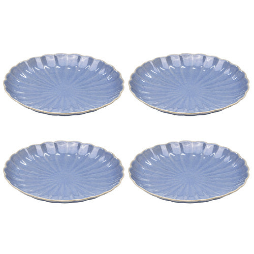 ladelle Marguerite Powder Blue 4pk Dinner Plate
