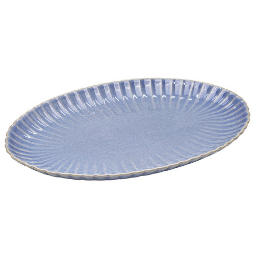 ladelle Marguerite Powder Blue Oval Platter