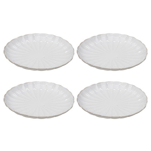 ladelle Marguerite White 4pk Side Plate
