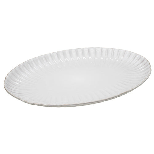 ladelle Marguerite White Oval Platter