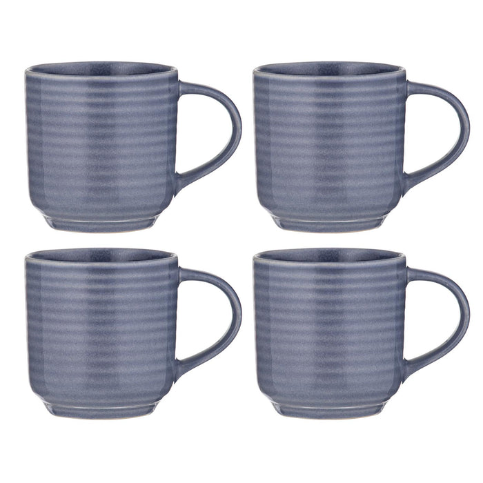 ladelle Melange Cornflower Blue 4pk Mug