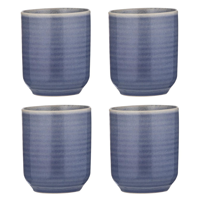 ladelle Melange Cornflower Blue 4pk Tumbler