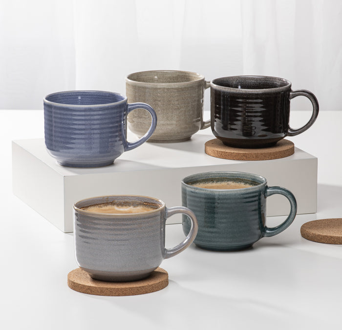 Ladelle Melange Latte Mug & Coaster Set