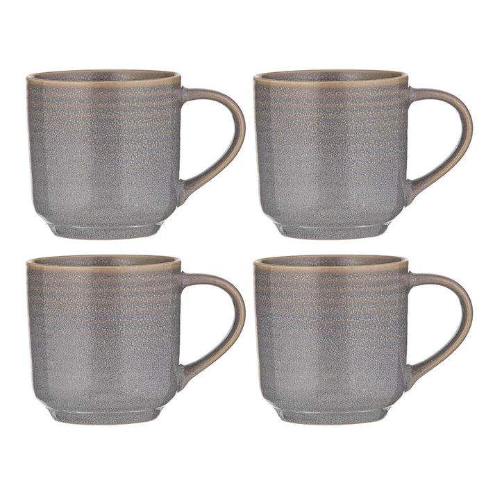 ladelle Melange Lt Grey 4pk Mug