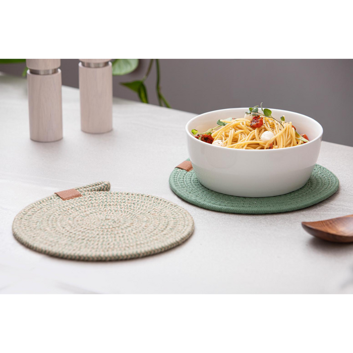 Ladelle Nash Green Set Of 2 Trivets