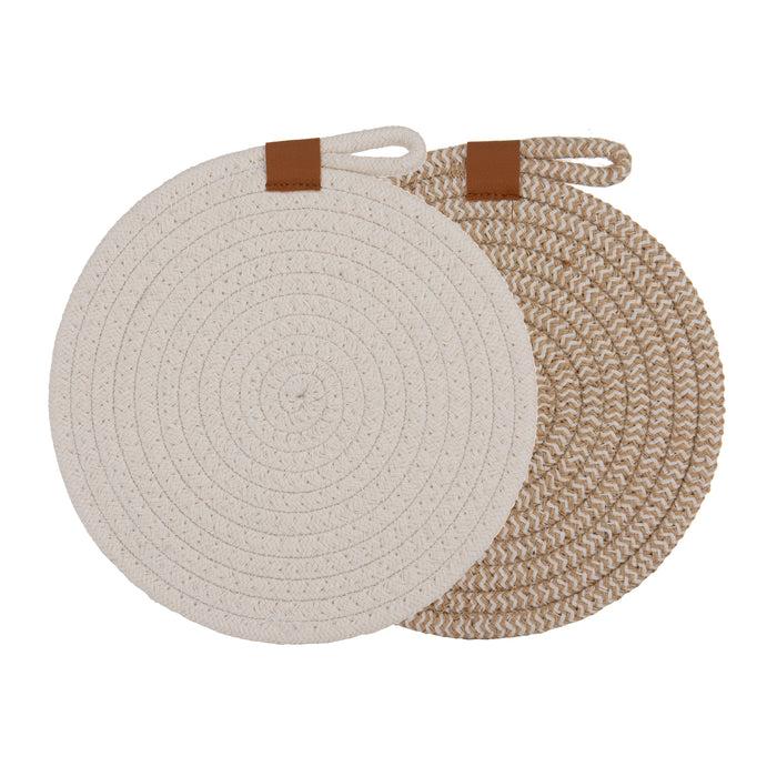 ladelle Nash White Set of 2 Trivet