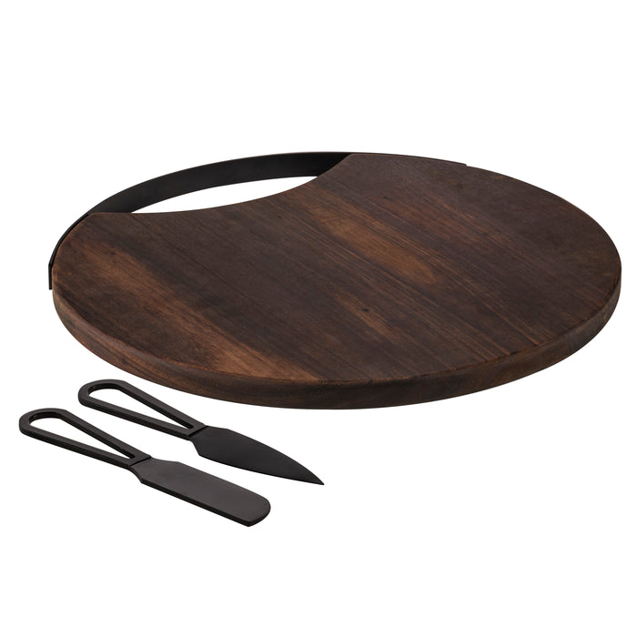 ladelle Orson Natural 3pc Cheese Set