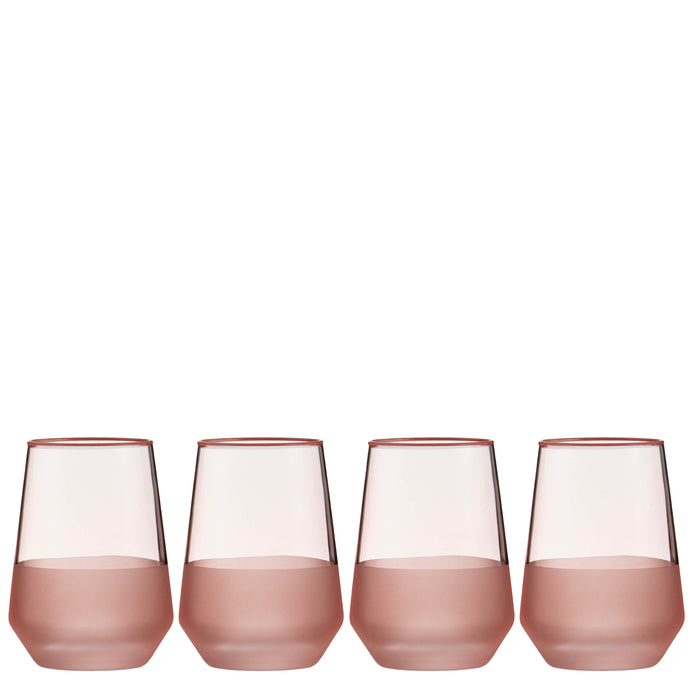 ladelle Panama Coral 4pk Tumbler