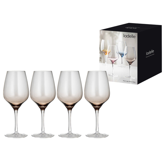 Ladelle Prism Noir 4pk Wine Glass
