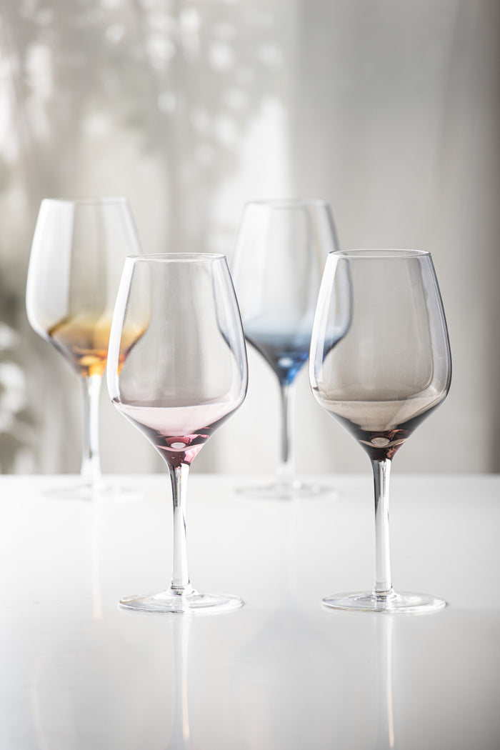 Ladelle Prism Noir 4pk Wine Glass