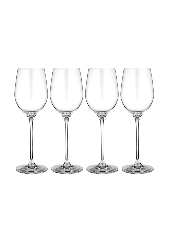ladelle Quinn 4pk White Wine Glass