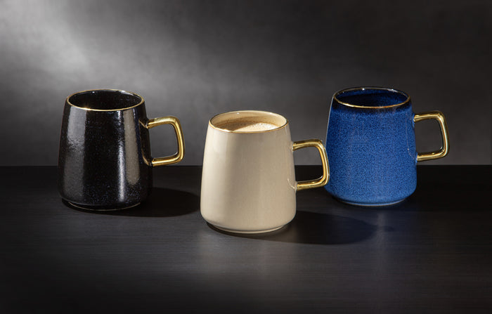 Ladelle Rae Charcoal 4pk Mug