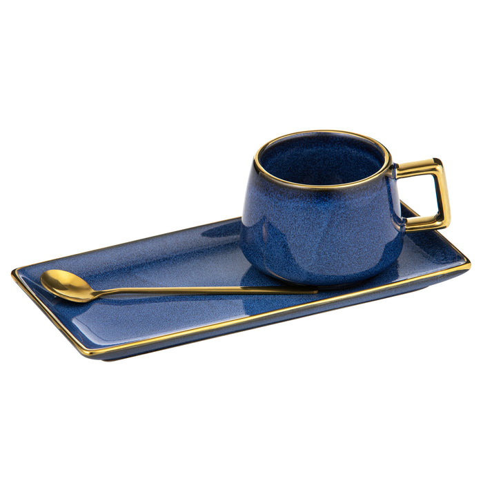 ladelle Rae Midnight Blue Mug Plate & Spoon Set