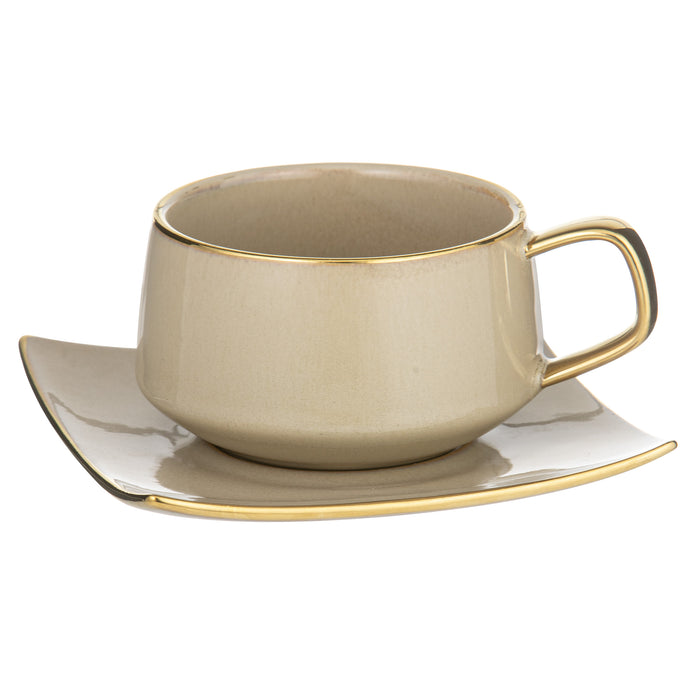ladelle Rae Mocha Cup & Saucer