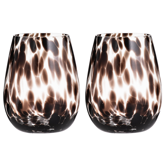 ladelle Selena 2pk Stemless Glass