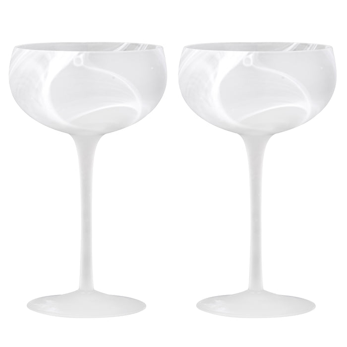 ladelle Skylar Frost 2pk Cocktail Glass