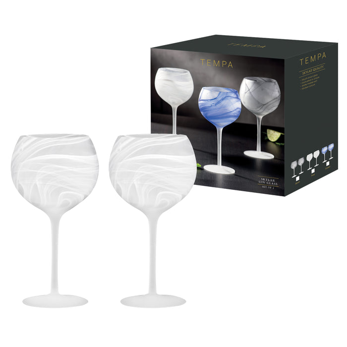 Ladelle Skylar Frost 2pk Gin Glass