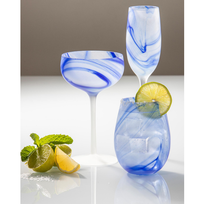 Ladelle Skylar Ocean 2pk Cocktail Glass