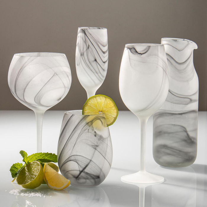 Ladelle Skylar Storm 2pk Champagne Glass