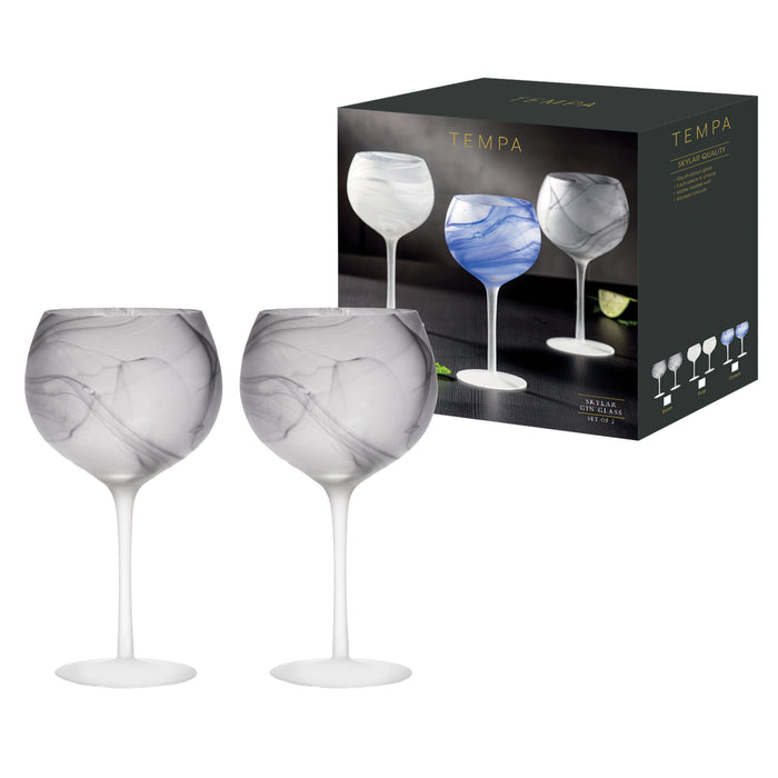 Ladelle Skylar Storm 2pk Gin Glass