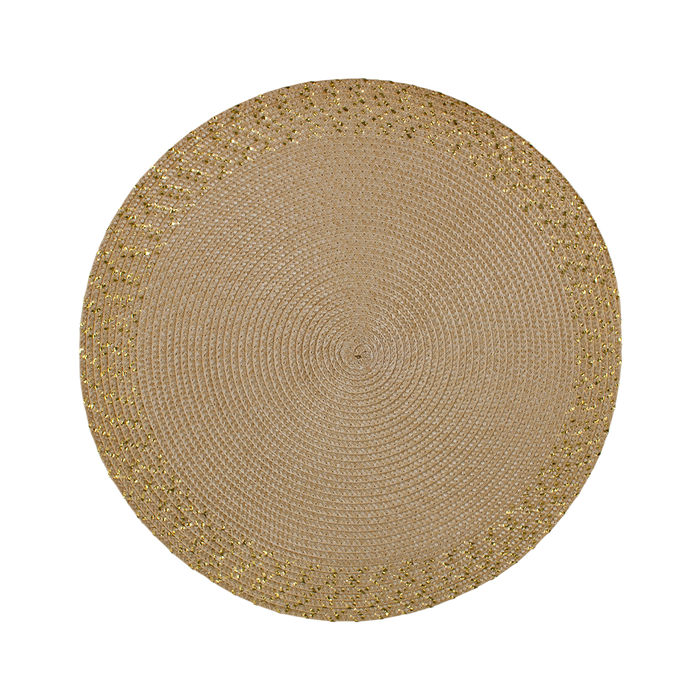 Ladelle Sparkle Gold Placemat - Set Of 4