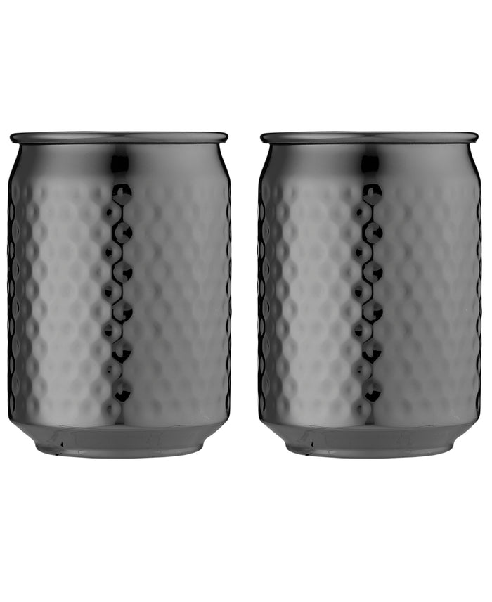 ladelle Spencer Hammered Black 2pk Tumbler