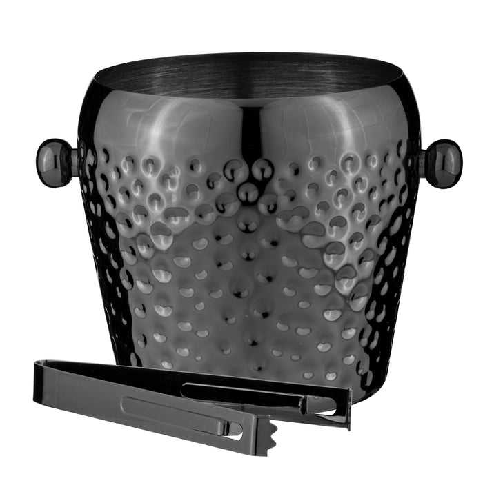 Ladelle Spencer Hammered Black Ice Bucket