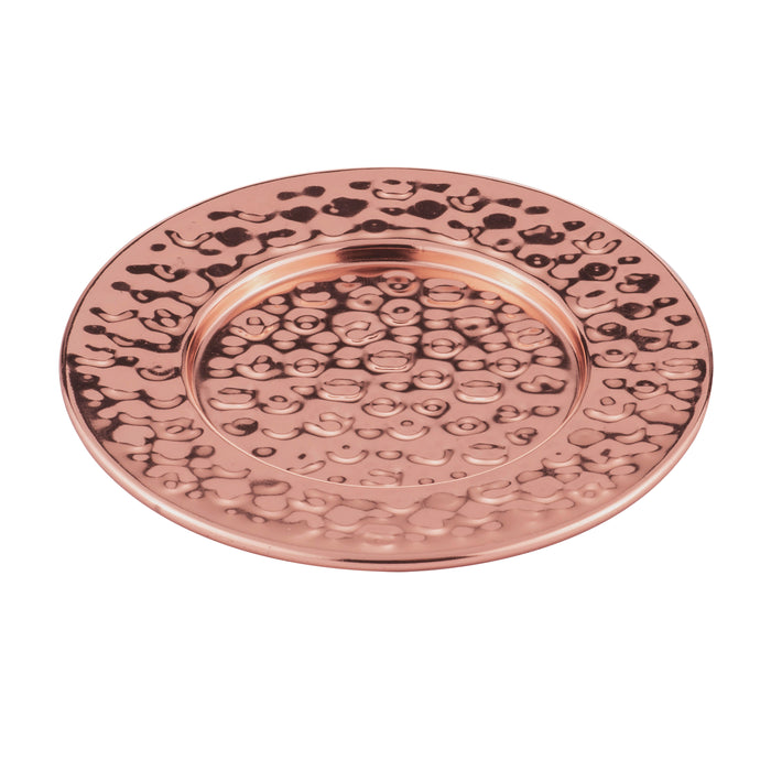 ladelle Spencer Hammered Copper 4pk Coaster Set