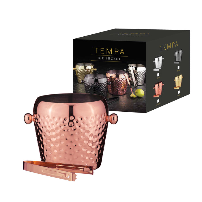 Ladelle Spencer Hammered Copper Ice Bucket