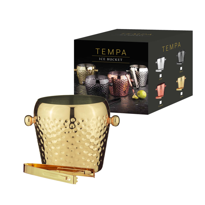Ladelle Spencer Hammered Gold Ice Bucket