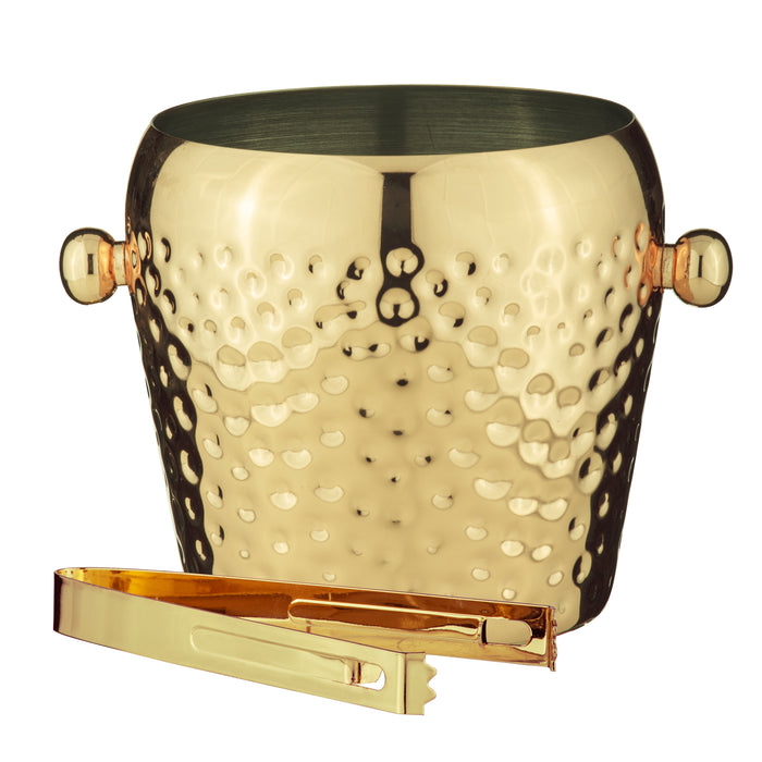 ladelle Spencer Hammered Gold Ice Bucket