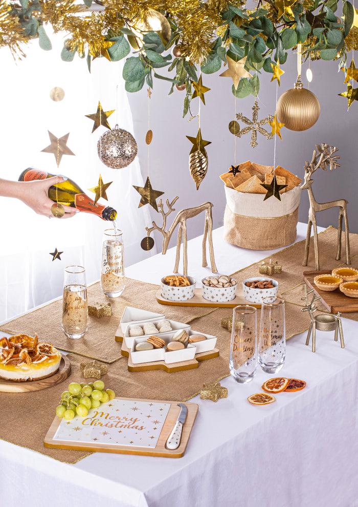 Ladelle Starry Gold Lurex Jute Runner