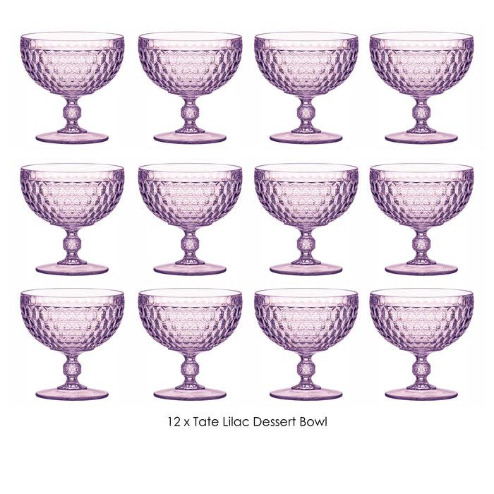 ladelle Tate Lilac Dessert Bowl - Set of 12