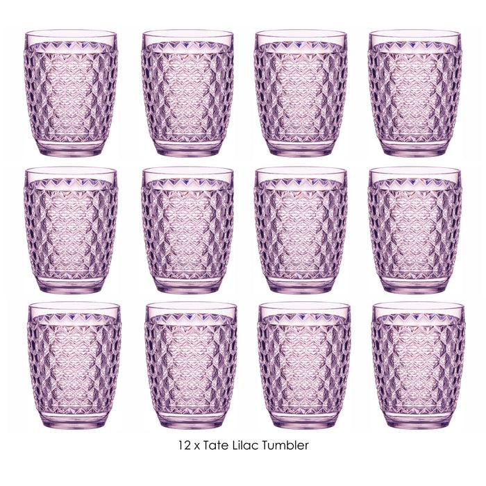 ladelle Tate Lilac Tumbler - Set of 12