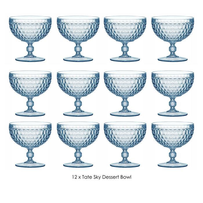 ladelle Tate Sky Dessert Bowl - Set of 12