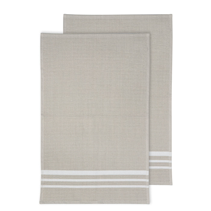 ladelle Terry Stone 2pk Kitchen Towel