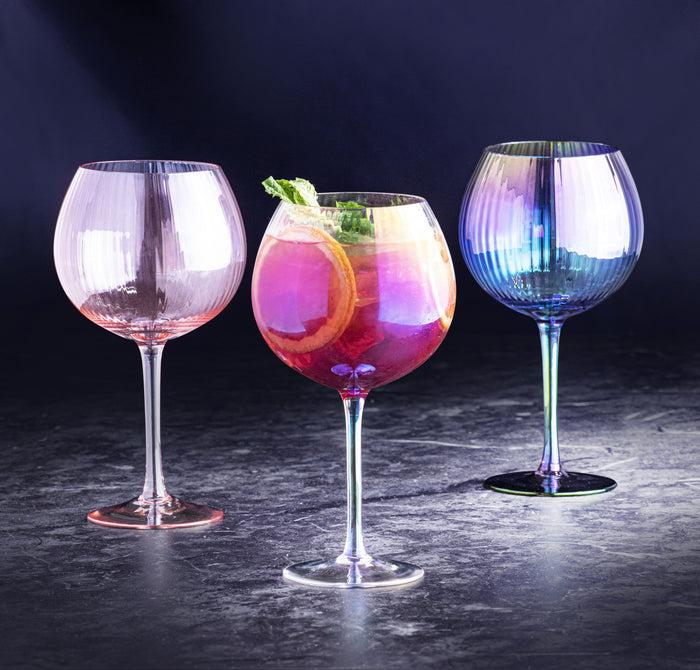 Ladelle Thalia Black Pearl 2pk Gin Glass