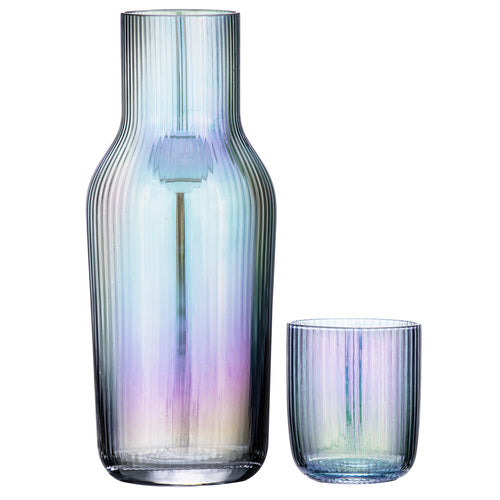 ladelle Thalia Black Pearl Carafe & Glass Set